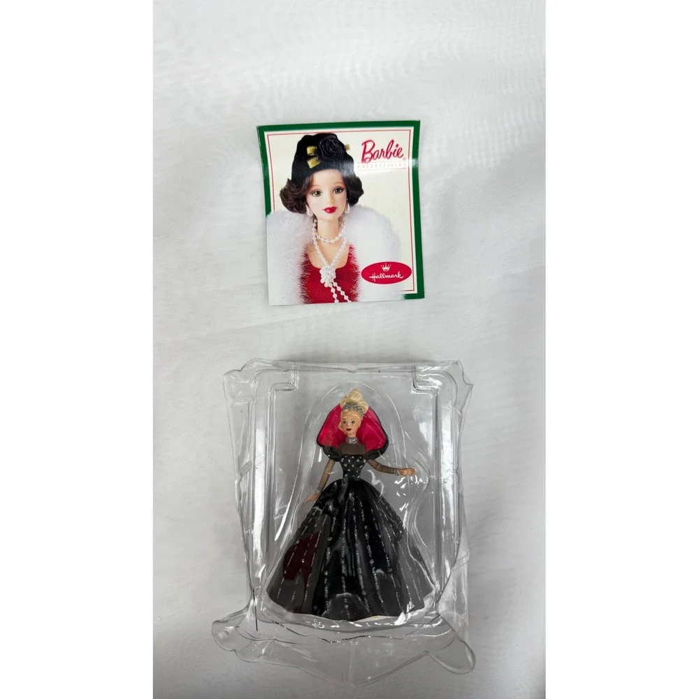 Hallmark Keepsake Ornament 1998 Holiday Barbie Collector's Series Black Dress